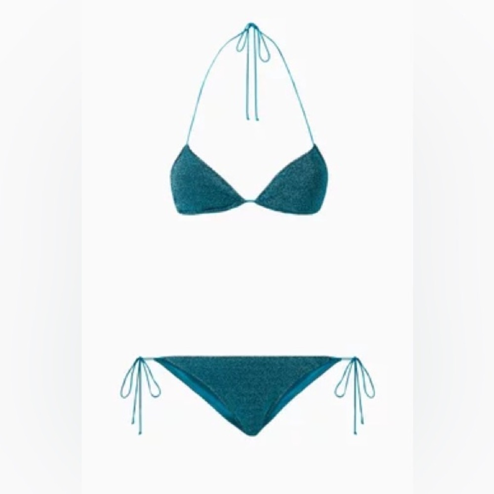 Oseree Teal Bikini Set